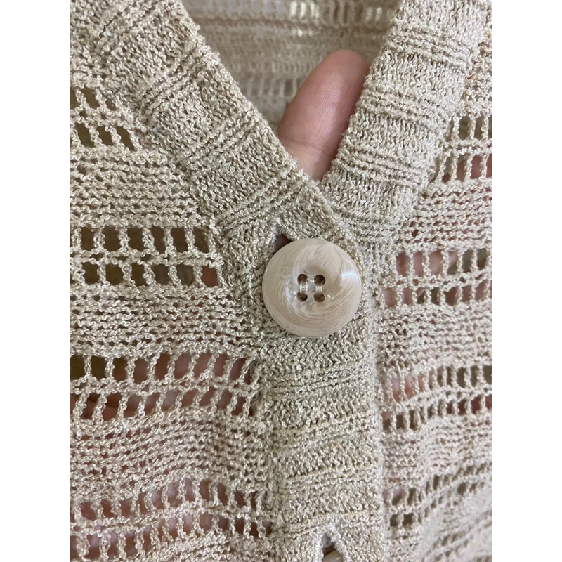 Cardigan móc len