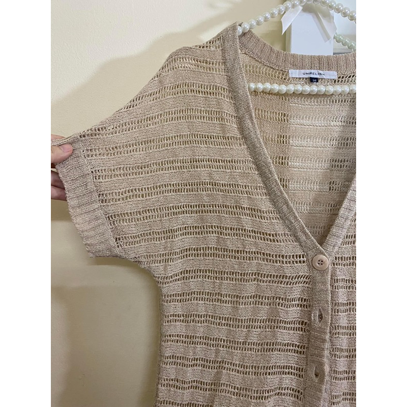 Cardigan móc len