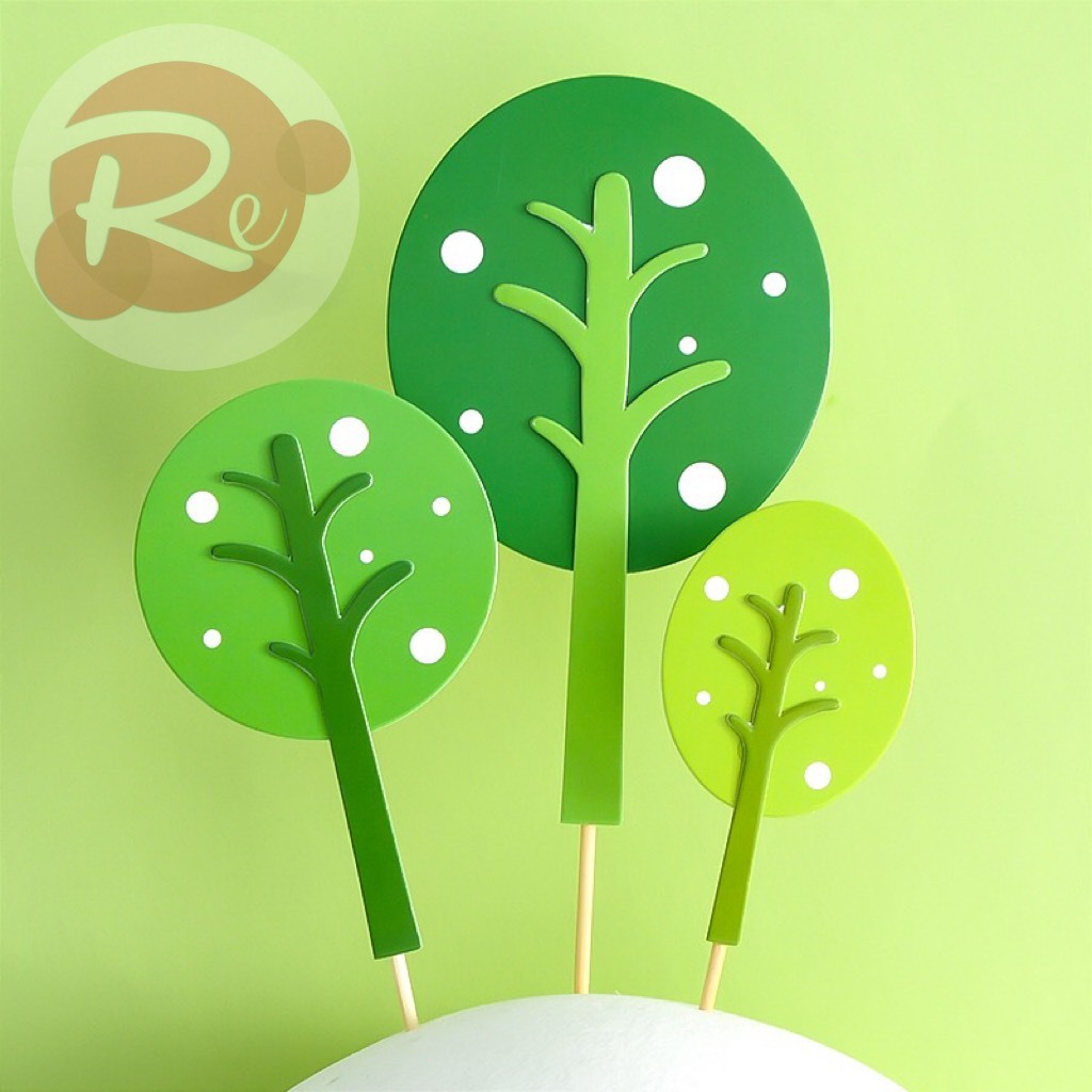 – SCG Cây xanh - Trang trí bánh sinh nhật bánh kem