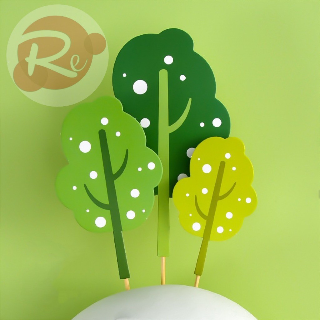 – SCG Cây xanh - Trang trí bánh sinh nhật bánh kem