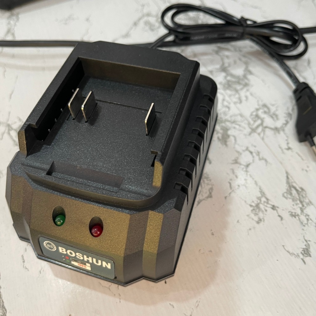 Pin BOSHUN ABS 10cell - 15cell, chân pin phổ thông MKT Có đèn báo pin - dùng cho máy khoan, Máy siết bulong, Máy bắn vít