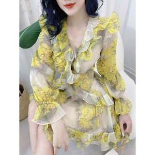 Đầm voan nữ bánh bèo