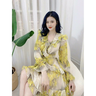 Đầm voan nữ bánh bèo