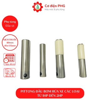Phụ kiện Pittong đầu xịt rửa xe, đầu bơm áp lực nước 1HP và 2HP| Pittong thường và sứ