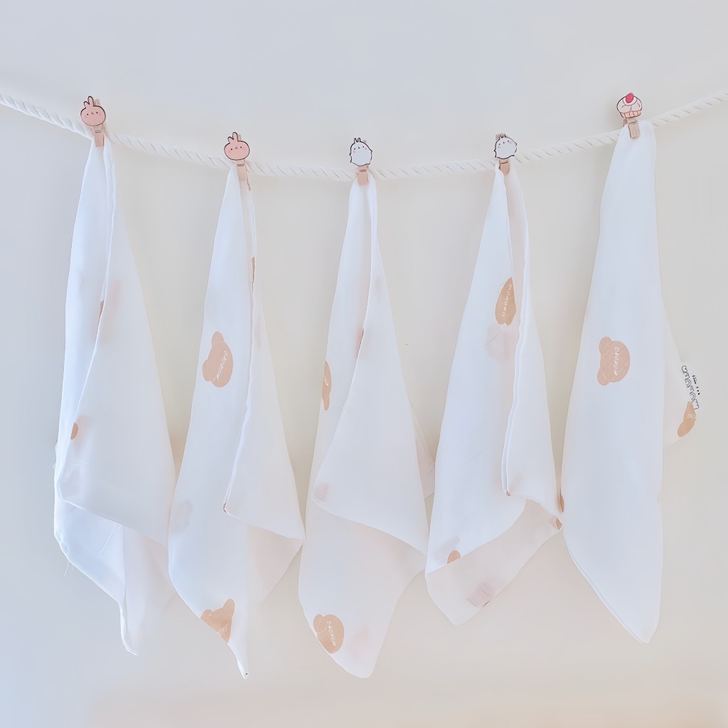 Khăn sữa sợ tre 4 lớp Monona Sợi Tre mềm mại không bám bụi vải cho bé chính hãng Monona New 2023