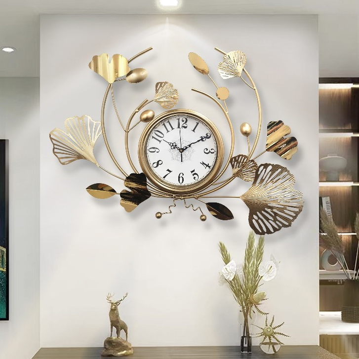 Đồng hồ treo tường mã 2118-kt 75x65cm-đồng hồ tranh treo phòng khách sang chảnh,quà tặng đẹp,ý nghĩa,giá rẻ(Nhaviet247)