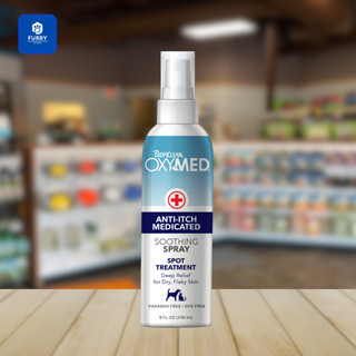 Xịt trị ngứa chống ngứa cho chó mèo OXYMED Anti-Itch Soothing Spray 236ml