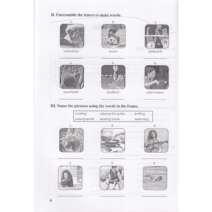 Sách - Bài tập Tiếng Anh 8  - Không đáp án