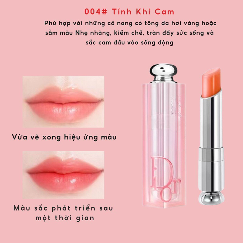 Son dưỡng Dior Addict Lip Glow 1.5g chính hãng cấp ẩm và dưỡng hồng môi Bad Girl
