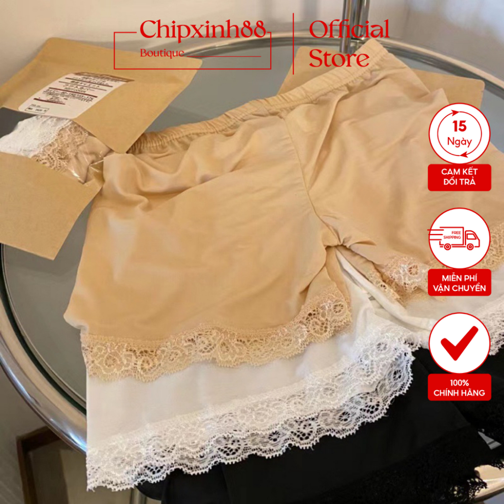 Set 3 Quần Mặc Váy Mu Gi Viền Ren Co Giãn 4 Chiều mã 510