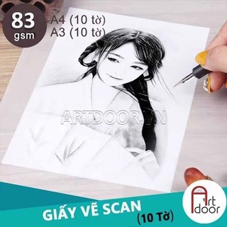 [ARTDOOR] Giấy vẽ scan GATEWAY Tracing Paper dày 83gsm (trơn)