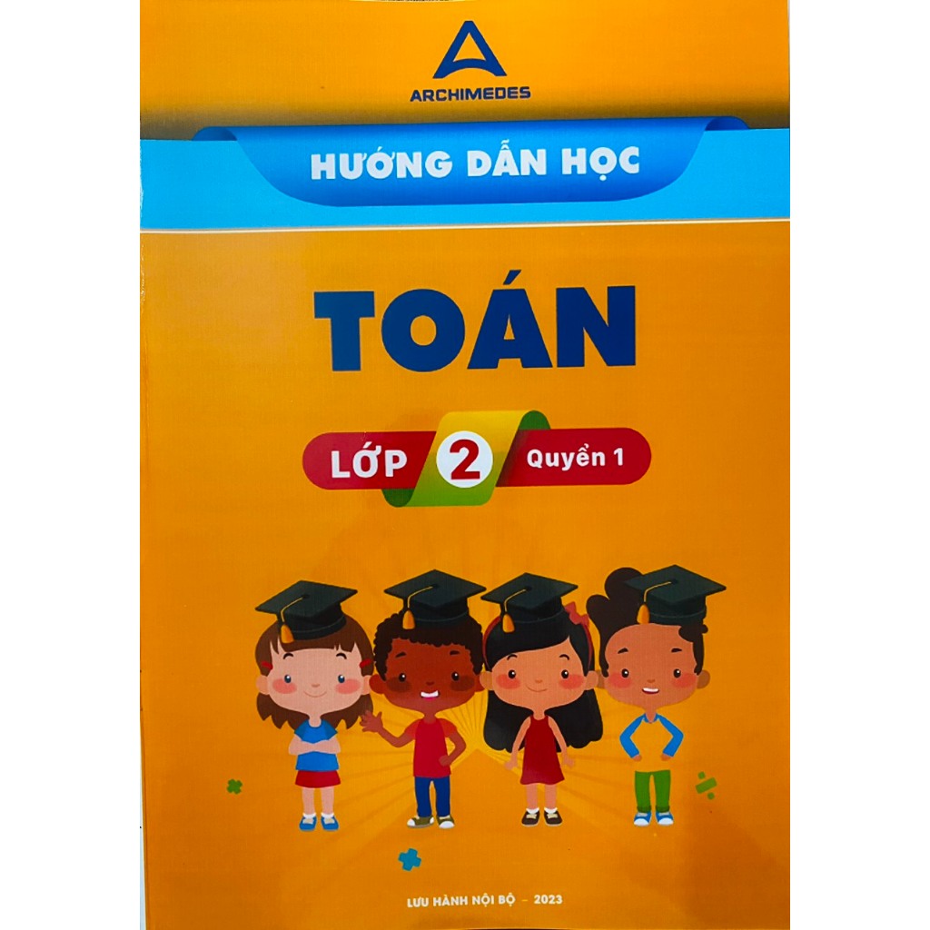 Sách - Hướng dẫn học Toán, Tiếng Việt trường Achimedes lớp 2 (bản mới 2023)