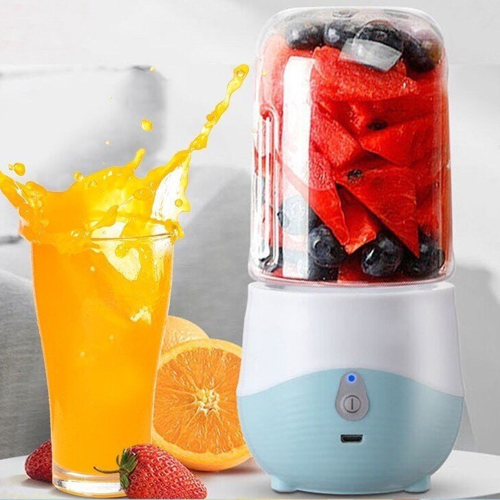 Máy Xay Sinh Tố SKG 6 Lưỡi Cầm Tay Sạc Pin, Máy Xay Sinh Tố Trái Cây Đa Năng