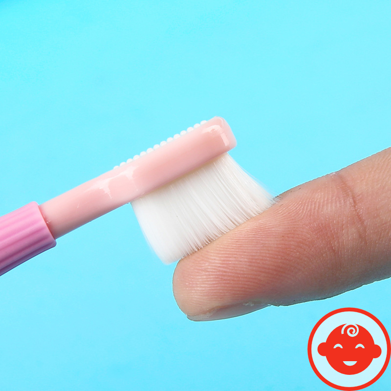 Bàn chải đánh răng lông tơ KÈM HỘP CAO CẤP siêu mịn mềm mại cho bé