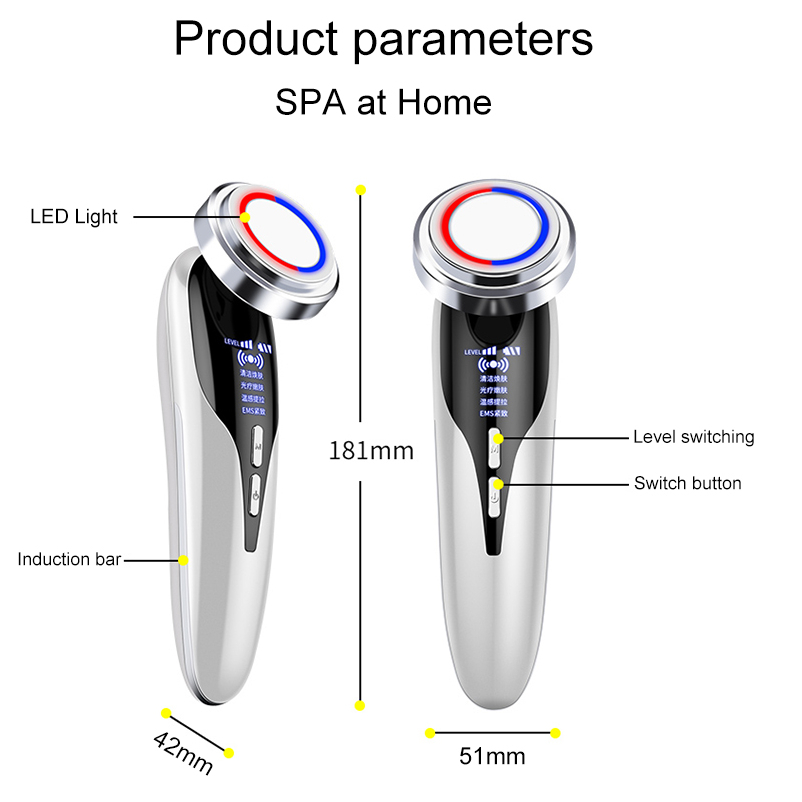 Máy massage mặt, nâng cơ, đẩy tính chất- Tẩy trang - làm căng da-trẻ hóa da - xóa nếp nhăn - làm sạch sâu làn da Nevaki