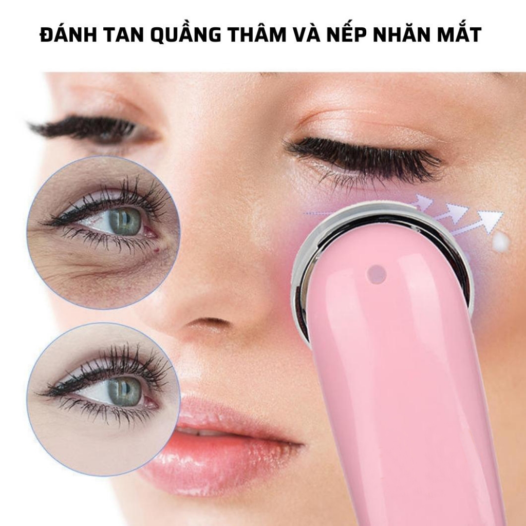 Máy massage mặt, nâng cơ, đẩy tính chất- Tẩy trang - làm căng da-trẻ hóa da - xóa nếp nhăn - làm sạch sâu làn da Nevaki