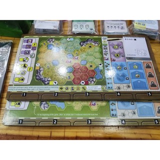 Boardgame Ark Nova kèm Map Pack 1 có Expansion Marine World