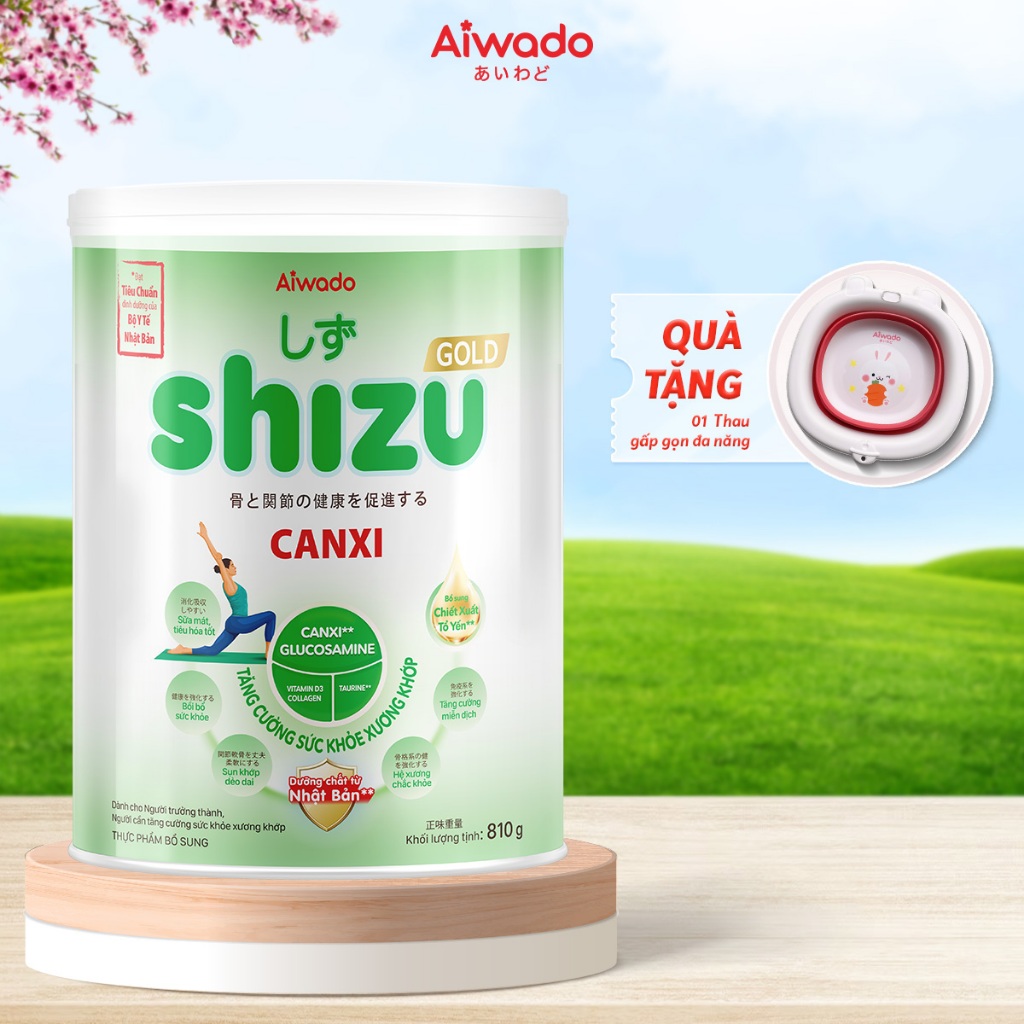 Aiwado Shizu Canxi Gold - Tăng Cường Sức Khỏe Xương Khớp