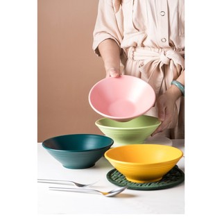 (SẴN) Bát tô sứ pastel phong cách Bắc Âu 19cm, tô mì phở, tô canh - Sứ cao cấp không chì