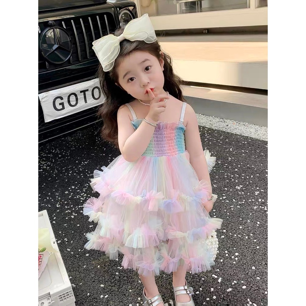 8-28KG VÁY TẦNG HAI DÂY CÁNH BƯỚM SIÊU XINH CHO BÉ GÁI