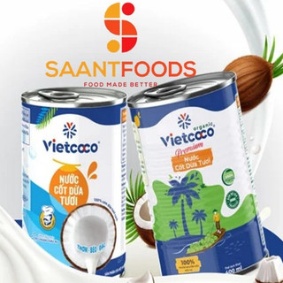 Nước Cốt Dừa Vietcoco 400mp (Mẫu mã mới )
