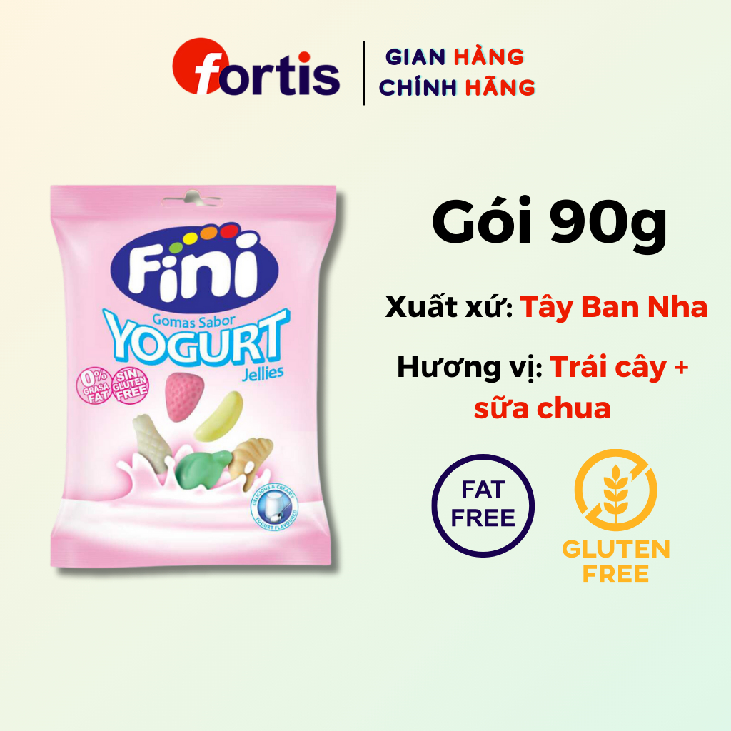Kẹo dẻo Fini Yogurt Trái Cây Sữa Chua 90g