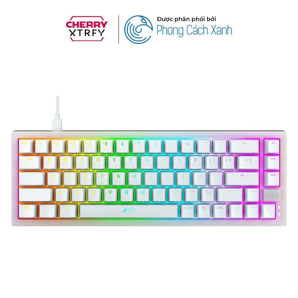 Bàn phím cơ CHERRY Xtrfy K5 Compact RGB - 65% - Hàng Chính Hãng