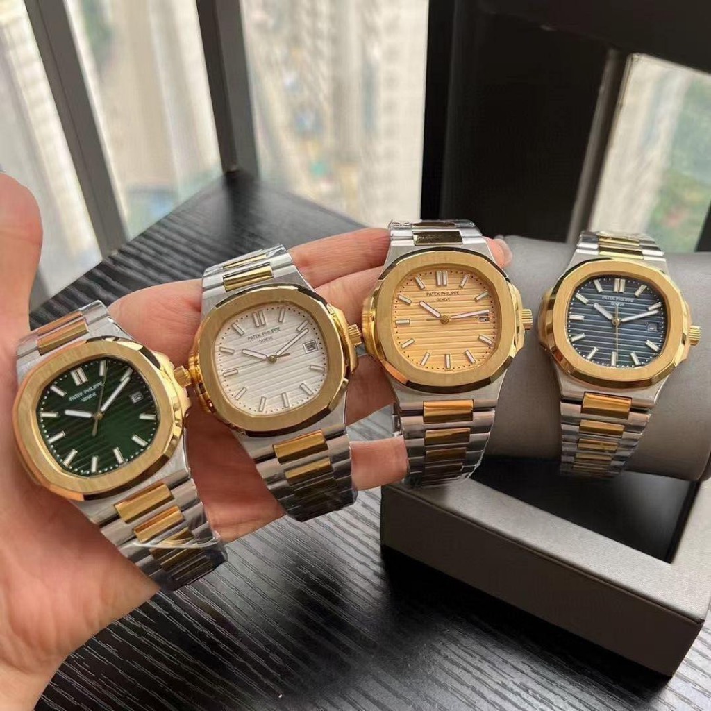 Đồng hồ nam Patek phillpe Nautilus 5711 40mm máy nhật automatic, khung thép không gỉ 904l mạ PVD