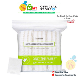 Bông tẩy trang Miniso Nhật Bản 100% cotton mềm mại