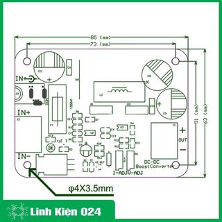 Module Boost 600W DC-DC KT600 Vin 12-60V/Vout 12-80V