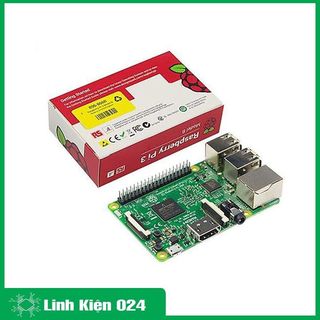Mạch Raspberry Pi 3 Model B tích hợp wifi và bluetooth E14 UK RS