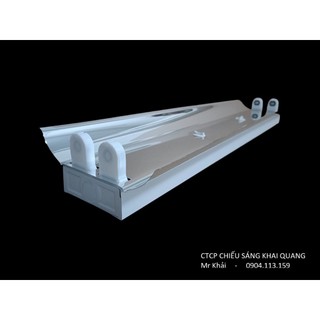 Máng đèn huỳnh quang 2x18W nhôm phản quang