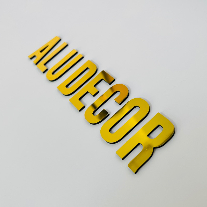 Chữ alu 5cm font in hoa trang trí dán tường - biển quảng cáo