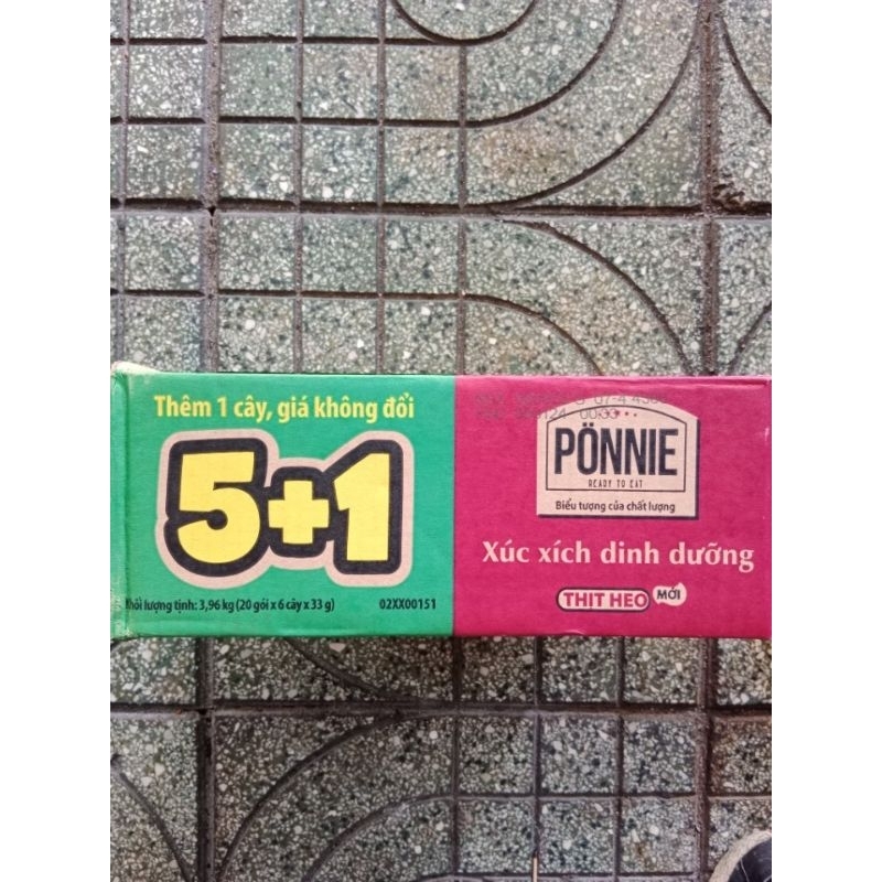 Xúc xích Heo PONNIE 5+1