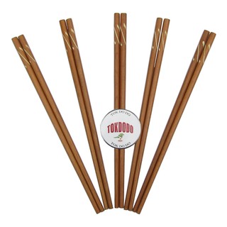 Bộ 10 Đôi Đũa Gỗ Cẩm Cao Cấp