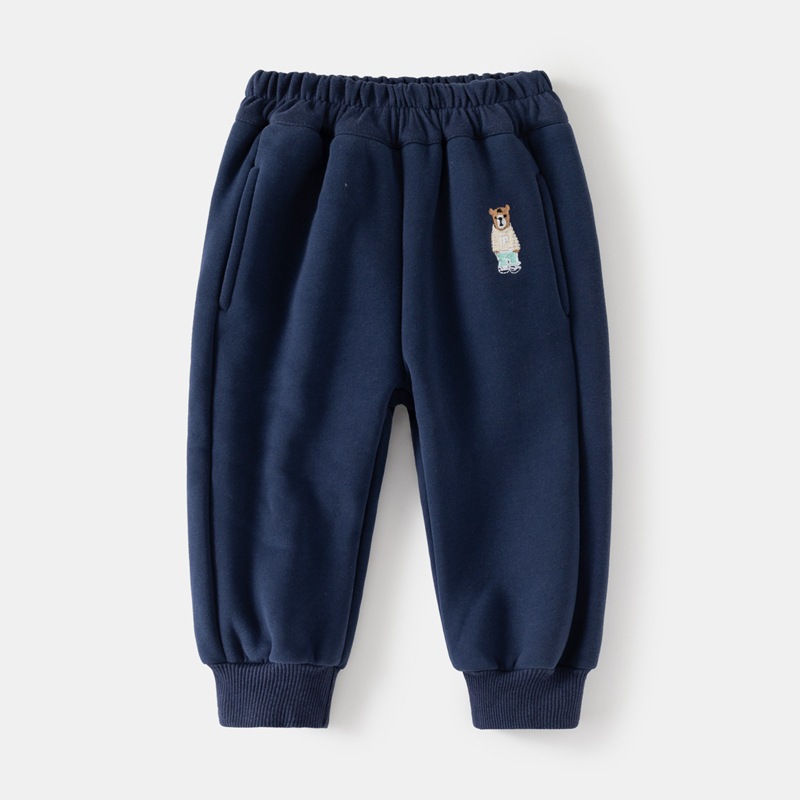 Quần nỉ lót nhung cho bé trai bé gái loại đẹp shop Sukun - Quần lót lông cho bé hãng WELLKIDS