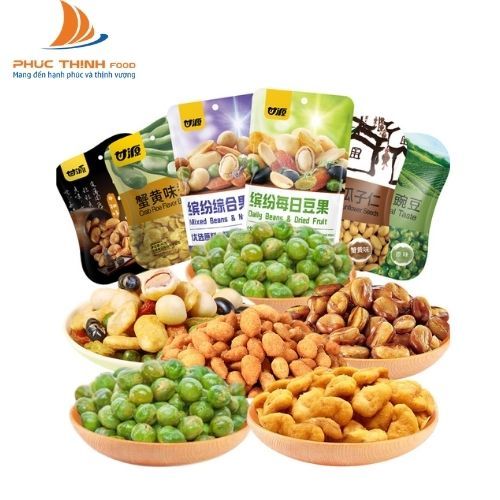 Snack ăn vặt Cam Nguyên các loại hạt đậu siêu ngon, tốt cho sức khỏe