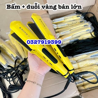 ✅freeship✅ Máy bấm tóc,dập xù - duỗi tóc cao cấp bản lớn 2180 vàng