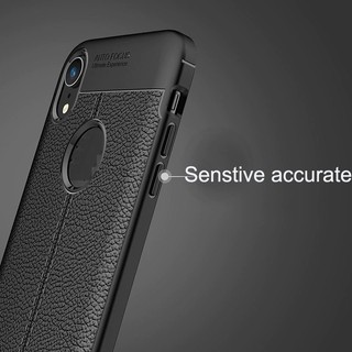 Ốp Lưng Auto Focus, Ốp Ferrari Vân Da Cho iPhone XR