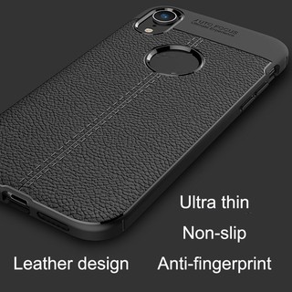 Ốp Lưng Auto Focus, Ốp Ferrari Vân Da Cho iPhone XR