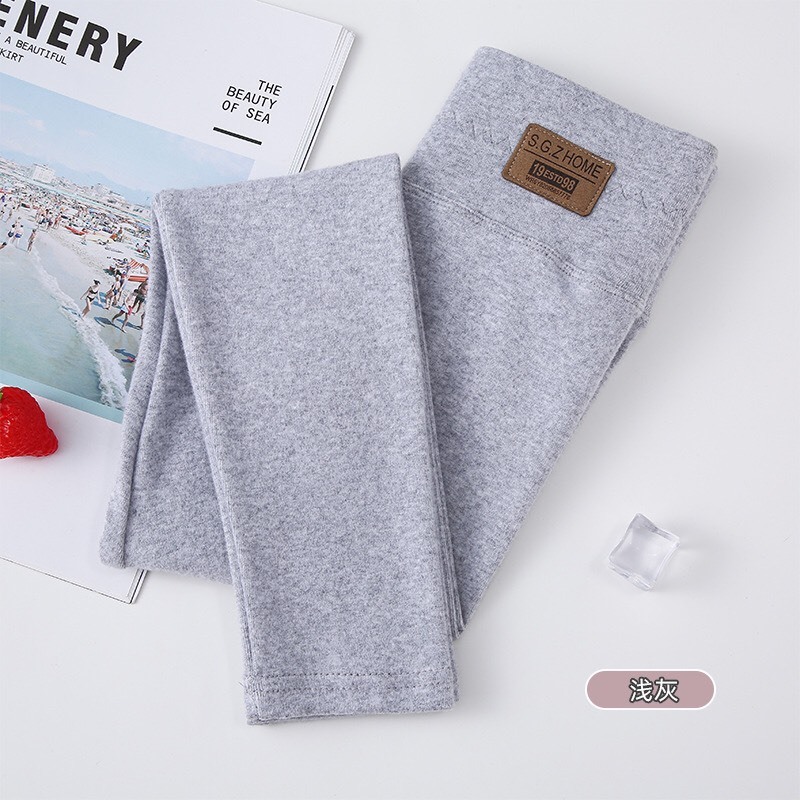 Quần Leg Trơn Cạp Nâu MD32457 Cho Bé Gái - Jumping Beans Official Store