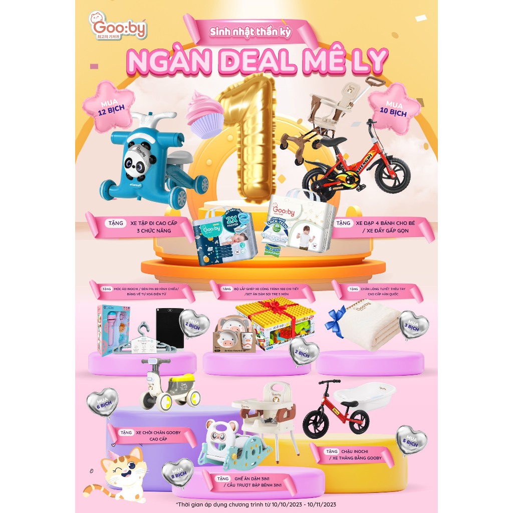 Quà Tặng ưu đãi mua SP Gooby