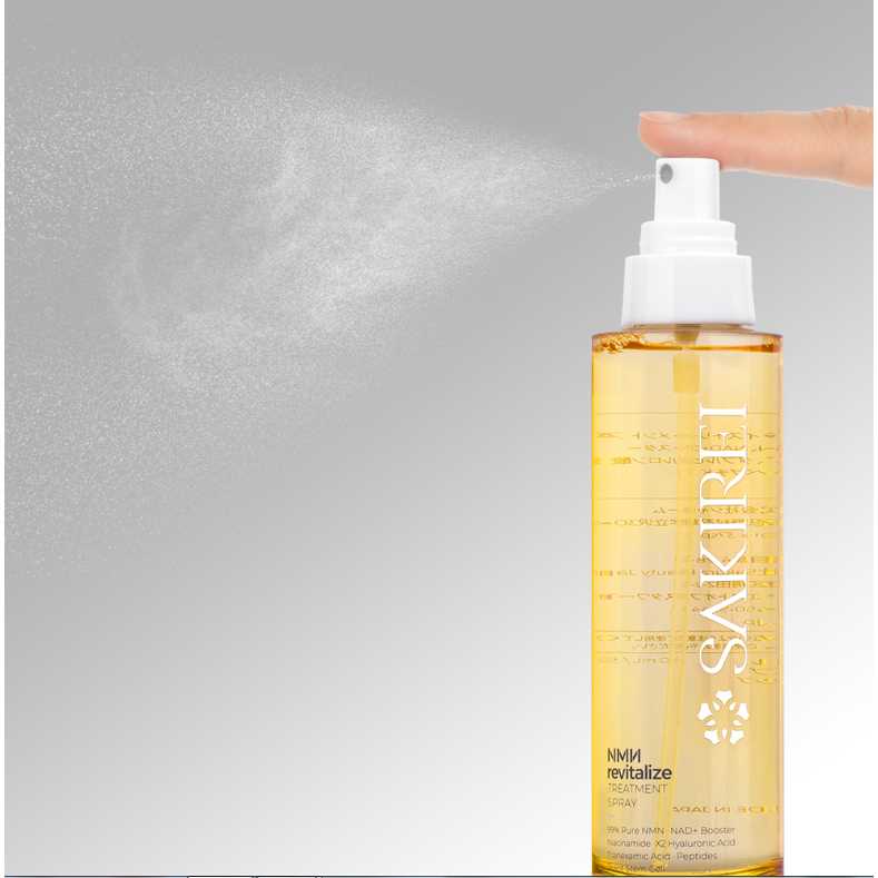 Xịt NMN & HA chống lão hóa, cấp ẩm, phục hồi tế bào da Sakirei NMN Revitalize Treatment Spray 150ml