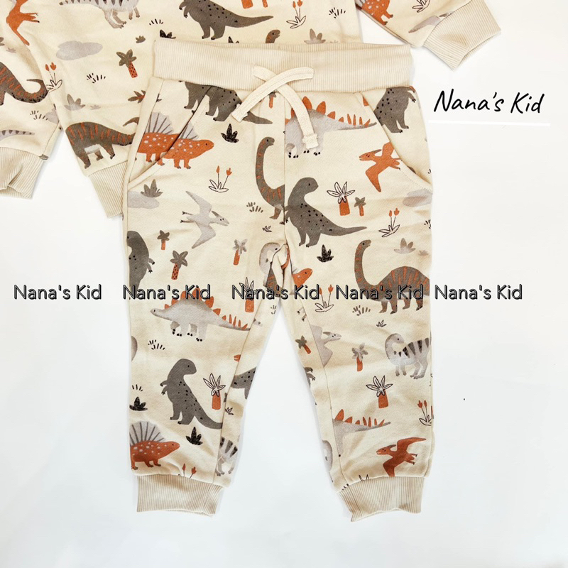 Bộ nỉ hình khủng long xuất dư xịn cho bé siêu xinh