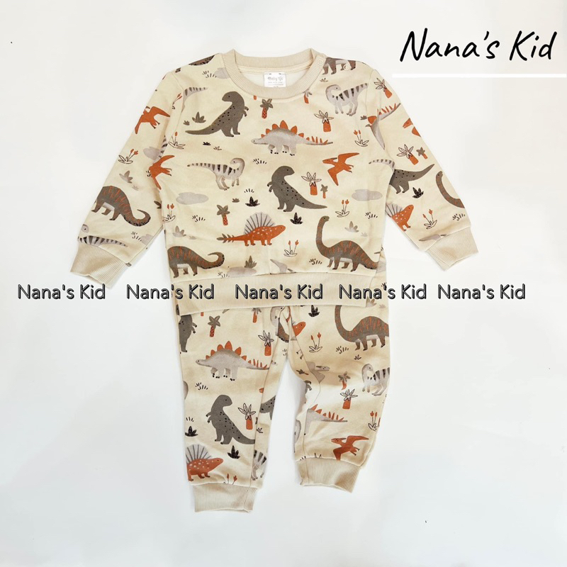 Bộ nỉ hình khủng long xuất dư xịn cho bé siêu xinh