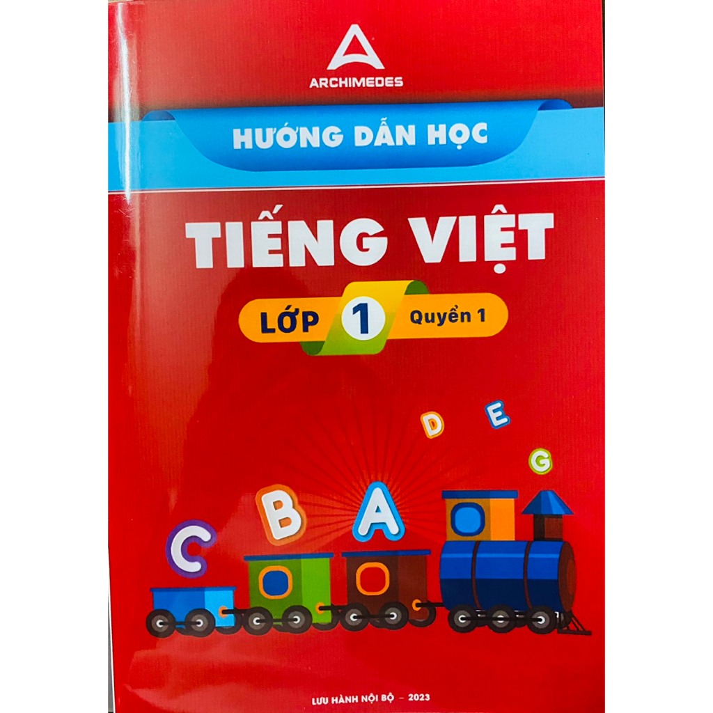 Sách - Hướng dẫn học Toán, Tiếng Việt lớp 1 trường Archimedes (bản mới 2023)