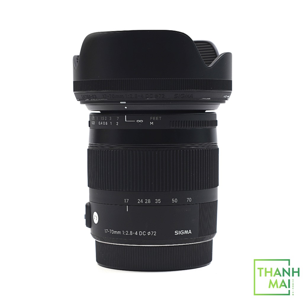 Ống Kính Sigma 17-70mm F/2.8-4 DC For Canon