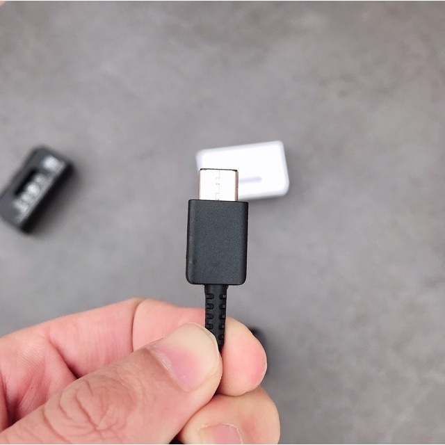 Cáp sạc Samsung 15w Type C và Micro chính hãng màu đen trắng dài 1m bảo hành 6 tháng