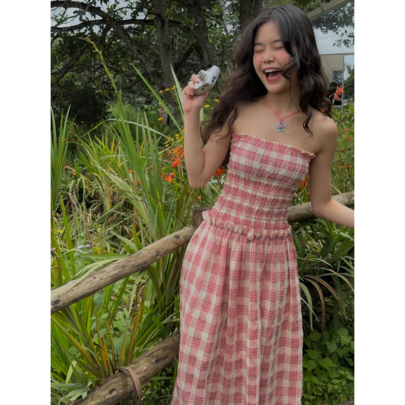 Váy maxi Sume Dress caro DamibyQuynh