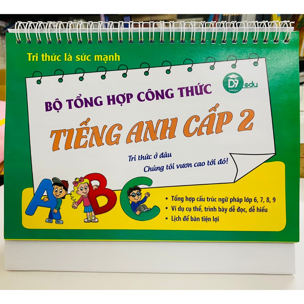 Sách - Tổng hợp công thức Tiếng Anh cấp 2